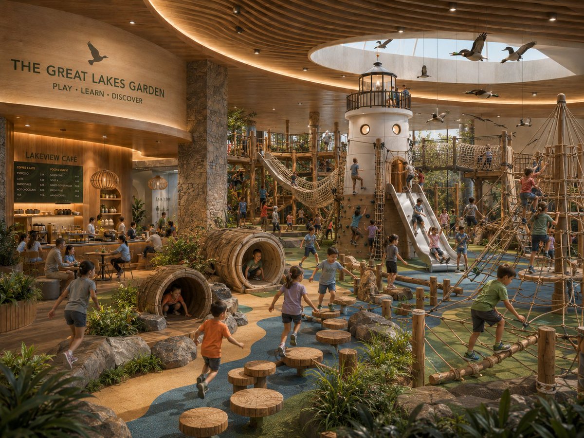 The Great Lakes Garden indoor playground and cafe